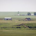alberta landscape grey skies