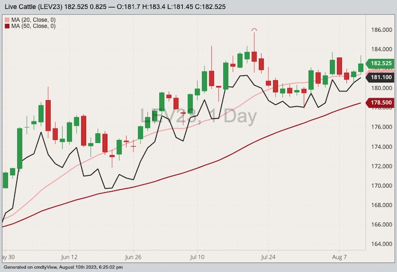 cme october live cattle