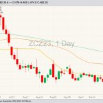 CBOT December corn, Sept. 20, 2023.