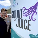 Sammy Prantera, Seaborn Organic’s Squid Juice sales director, said the organic fertilizer made of Loligo squid is garnering a lot of attention at Canada's Outdoor Farm Show.