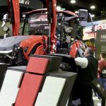 Case IH Farmall C series tractor at the 2025 National Farm Machinery Show