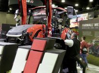 Case IH Farmall C series tractor at the 2025 National Farm Machinery Show