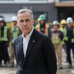 Canada prime minister Mark Carney at an event in Edmonton, Alberta