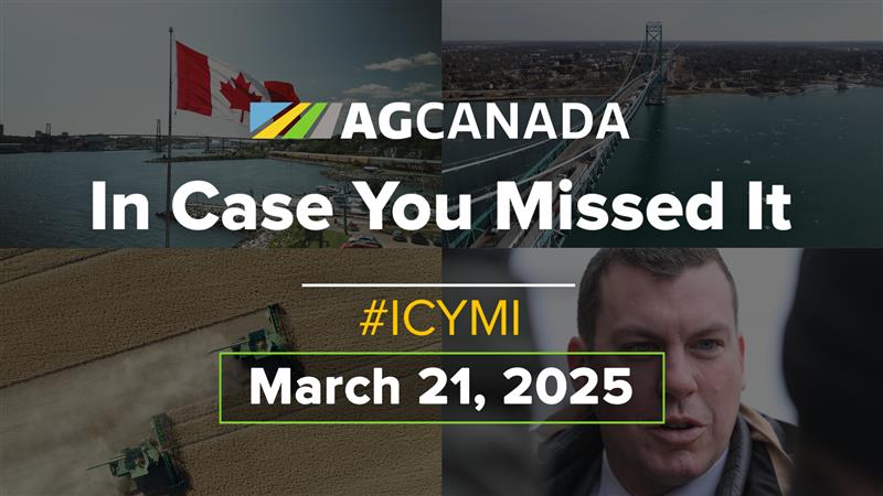 In case you missed it agriculture news recap title card