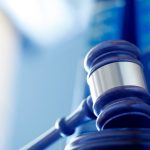 Stock image of a judge's gavel.