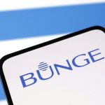 Bunge Ltd logo is seen displayed in this illustration taken, April 10, 2023.