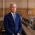 Canadian Prime Minister Mark Carney tours steel fabricator Walters Group in Hamilton, Ontario.