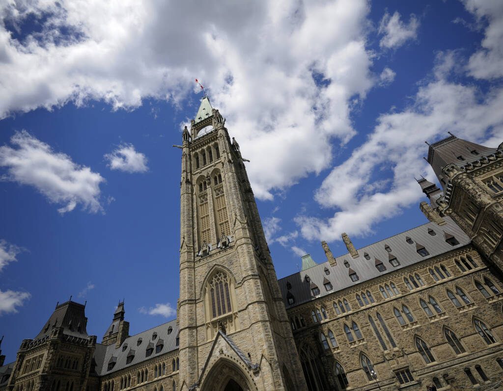 The Peace Tower, in Ottawa, Canada. Part of the Canadian Parliament buildings. Photo: KeithBinns/Getty Images Plus