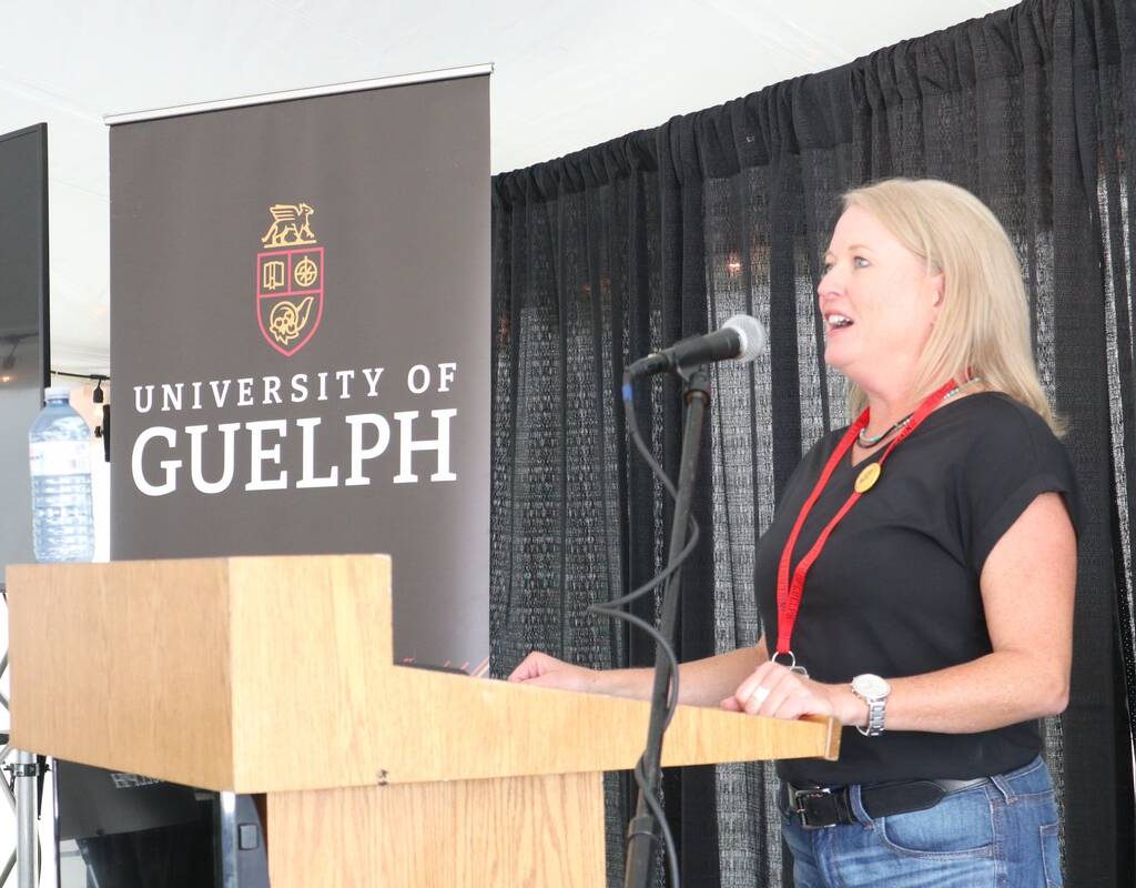 Jocelyn Smith, an assistant professor of field crop entomology at the University of Guelph, shared ongoing challenges facing farmers as pest-resistant crops continue to emerge in Ontario at Canada's Outdoor Farm Show.