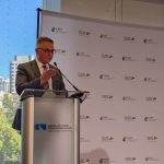 Minister of Agriculture and Agri-Food Heath MacDonald speaks at the CAPI conference in Ottawa, Oct. 1