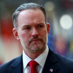 FILE PHOTO: U.S. Trade Representative Jamieson Greer on the day he attends a working lunch with EU ministers responsible for trade, in Brussels, Belgium, November 24, 2025.