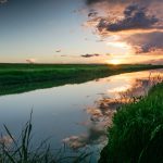 River Sunset in prairie Manitoba.  Taken on the banks of the Seine River during the Summer of 2013. Photo: Getty Images Plus