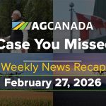 Title card for In Case You Missed It agriculture news recap.