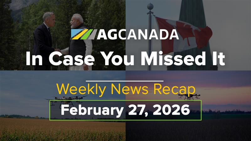 Title card for In Case You Missed It agriculture news recap.
