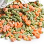 Closeup view of an open bag of frozen vegetables assortment. Photo: Juanmonino/Getty Images Plus