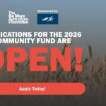 Graphic saying that applications for the 2026 community fund are open. Photo: Supplied