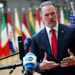 FILE PHOTO: U.S. Trade Representative Jamieson Greer speaks to the media, on the day he attends a working lunch with EU ministers responsible for trade, in Brussels, Belgium, November 24, 2025. Photo: Reuters/Piroschka van de Wouw
