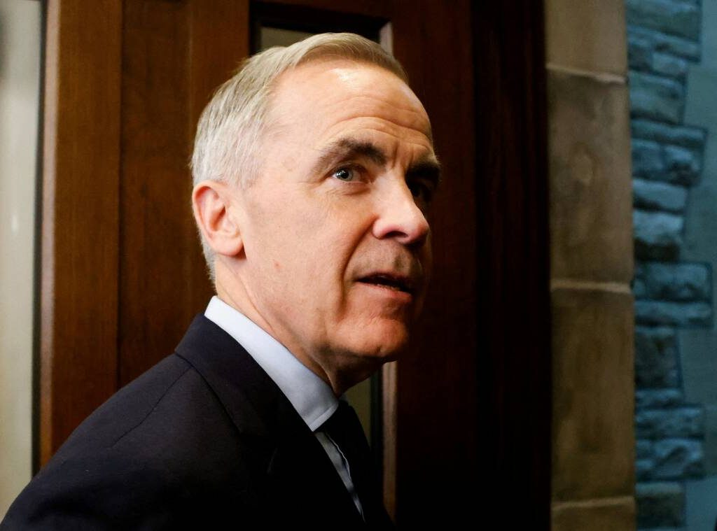FILE PHOTO: Prime Minister Mark Carney arrives for Question Period in the House of Commons on Parliament Hill in Ottawa, Ontario, Canada, March 25, 2026. Photo: REUTERS/Patrick Doyle
