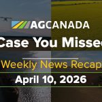 Title card for In Case You Missed it national agriculture news recap video from April 10, 2026.