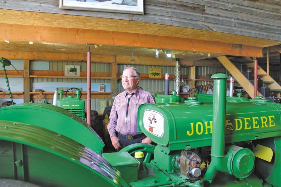 No stopping Wainwright man’s passion for John Deere tractors Alberta Farmer Express