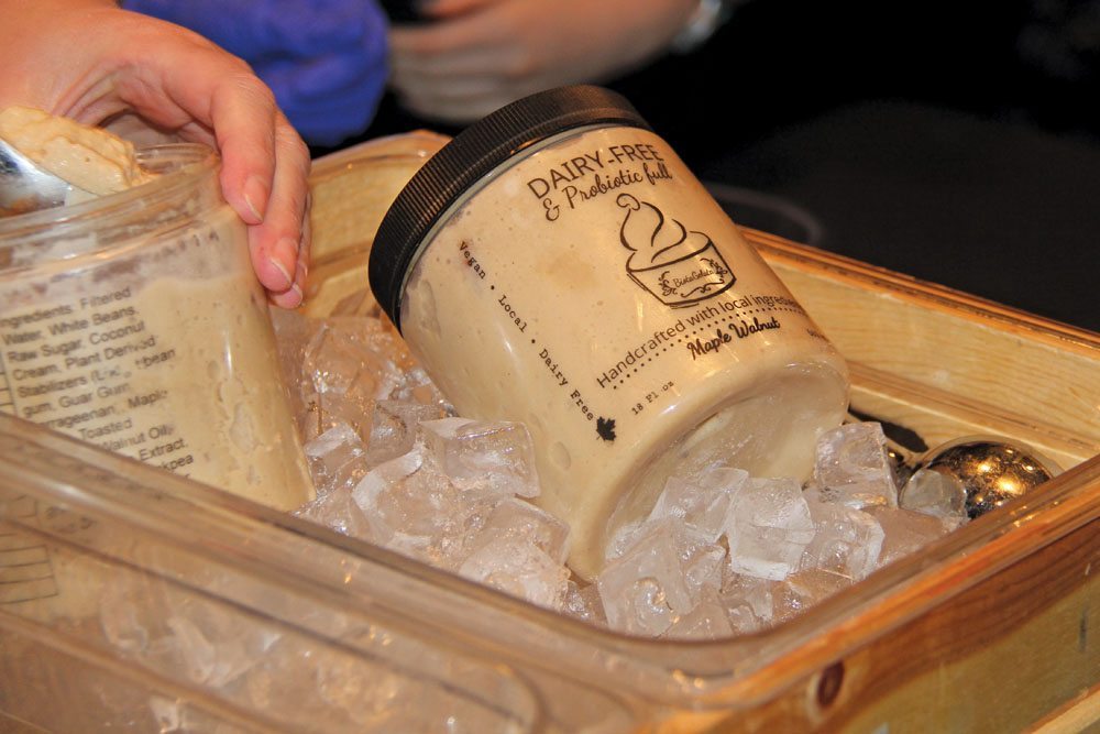BiotaGelata — a dairy-free gelato made from fermented white beans — took home top honours at the recent Mission ImPULSEible student food development competition.