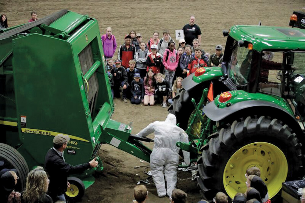Kids learn a lesson about farm safety and machinery Alberta Farmer