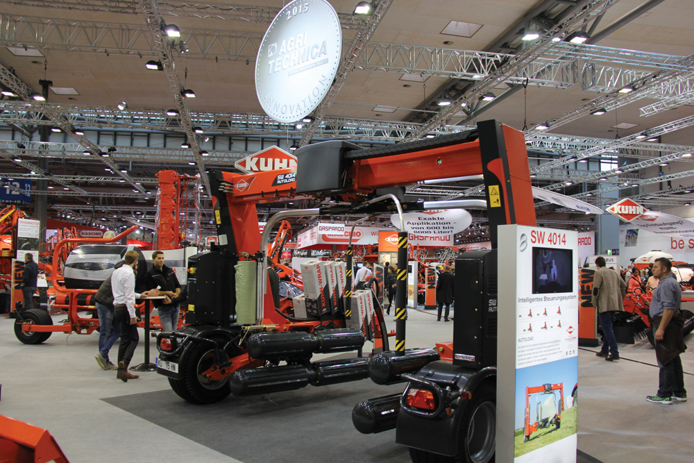 The SW 4014 won a Silver Innovation award at Agritechnica in Germany in November.