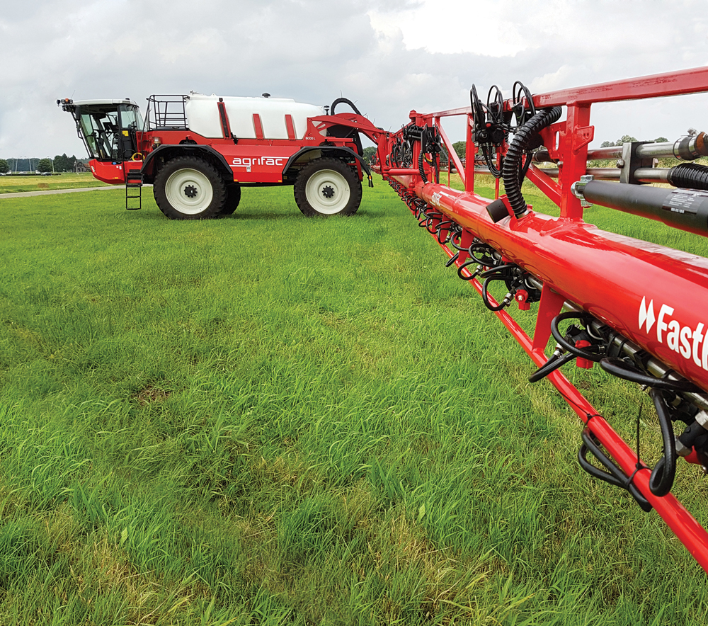 Agrifac FastFoldPlus spray boom system deploys in seconds