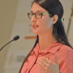 Justine Cornelson, agronomy specialist with the Canadian Canola Council discussed the presence of clubroot in Manitoba at the Dauphin Agriculture Society’s Farm Outlook 2016.