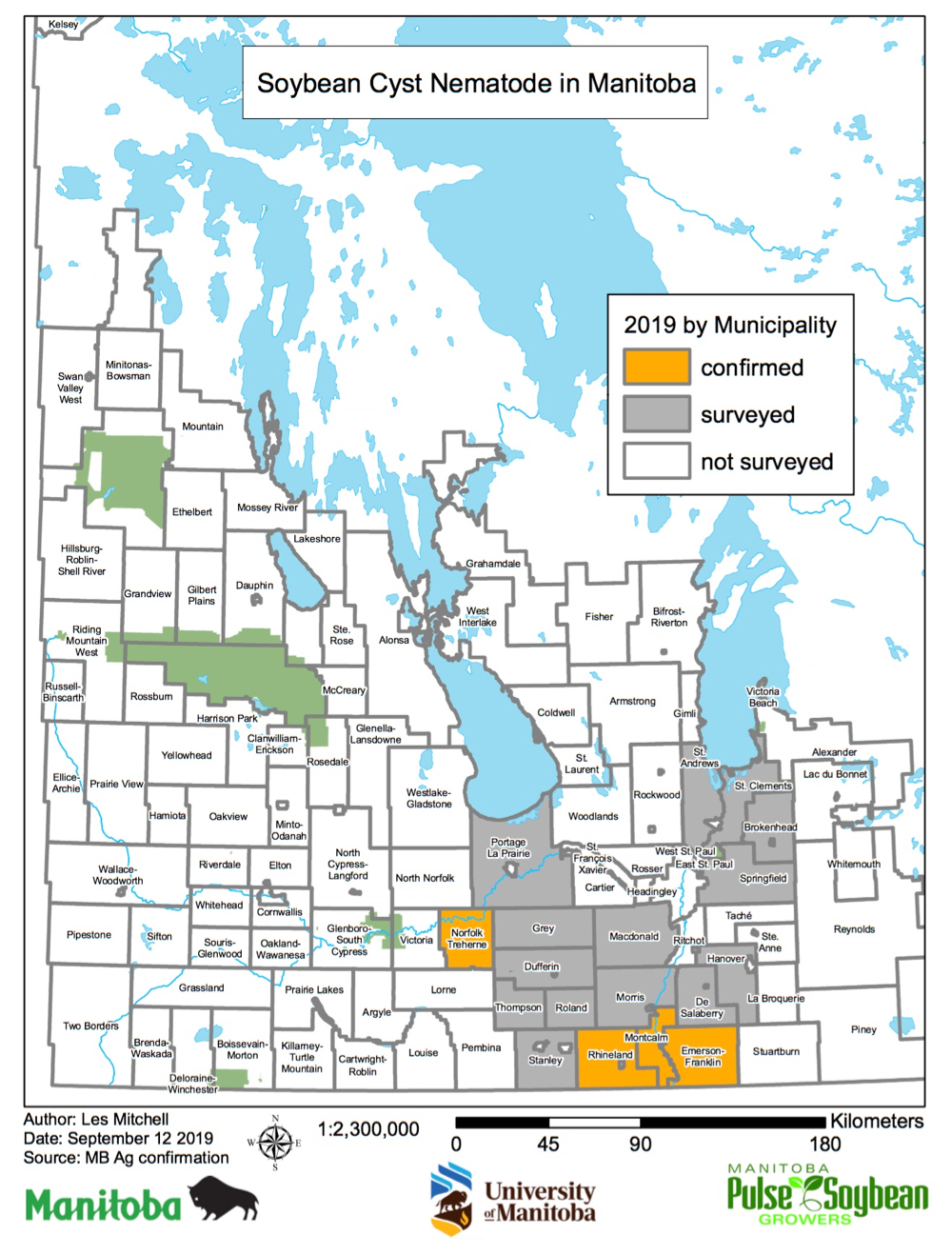 Soybean Cyst Nematode confirmed in four Manitoba RMs Manitoba Cooperator